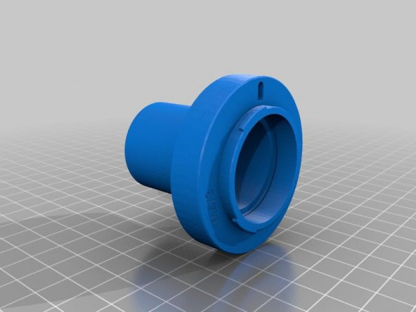 Mikro 4/3 İle 1.25 Kamera Teleskop Adaptörüne Plastik Aparat