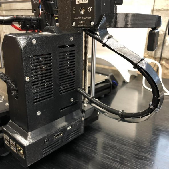 Prusa İ3 Mk3 Octoprint Raspberry Pi 3 Einsy Kılıf Plastik Aparat - 4