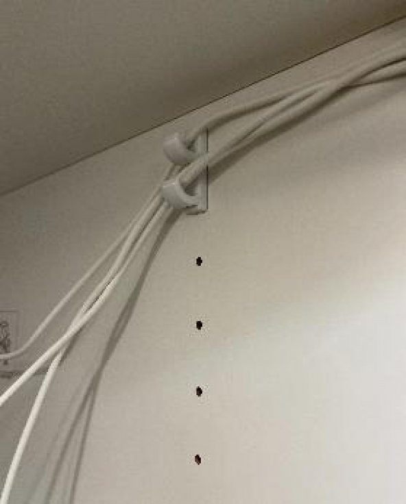 Ikea Platsa Kablo Kancası Plastik Aparat