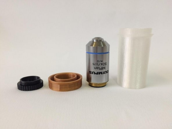 Olympus Mikroskop Objektif Lens Toz Koruyucu Kılıf Plastik Aparat - 1