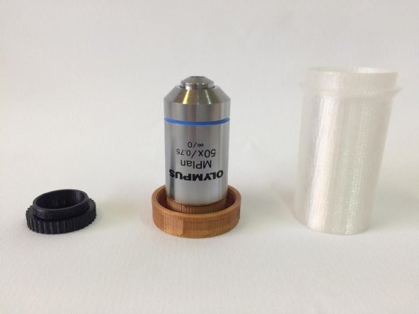 Olympus Mikroskop Objektif Lens Toz Koruyucu Kılıf Plastik Aparat - 2