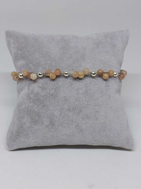 Güneş Taşı Bileklik 4mm - Resim 2