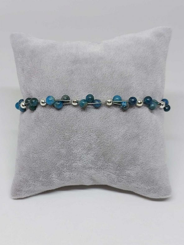 Apatit Taşı Bileklik 4mm - Resim 2