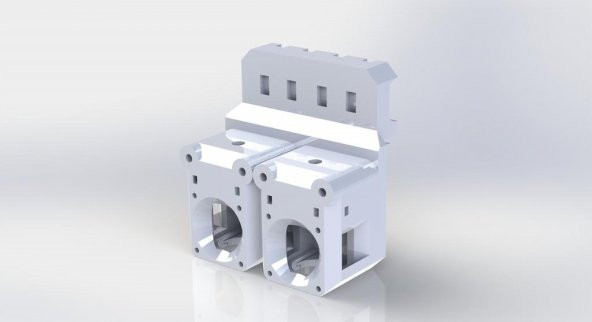 Prusa İ3 Doğrudan Sürücü Bowden Extruder Plastik Aparat - 3