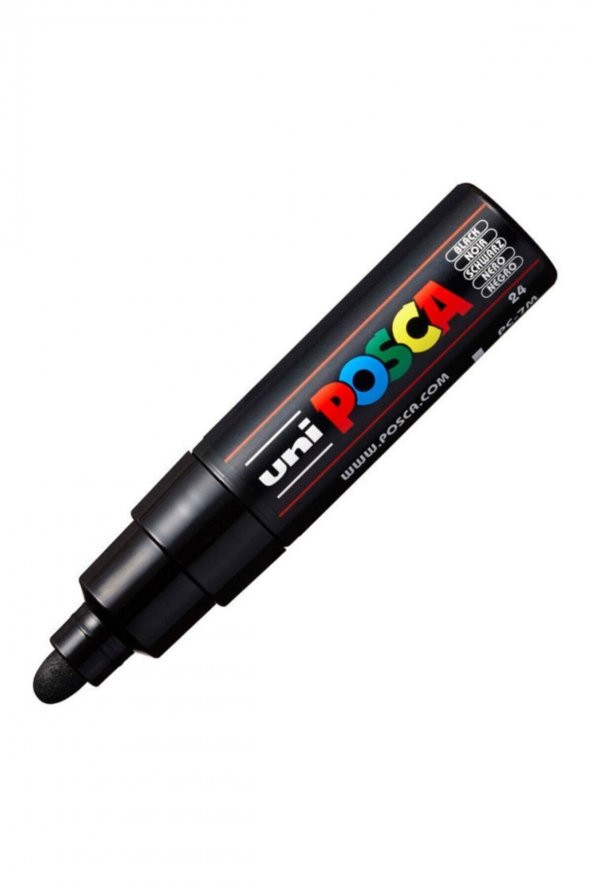 Uni Posca Pc-7m Boyama Markörü 4.5-5.5 Mm Siyah ürün görseli