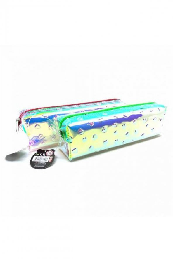 Bear And Dear Kalem Çantası Şeffaf Kabartma ürün görseli 1