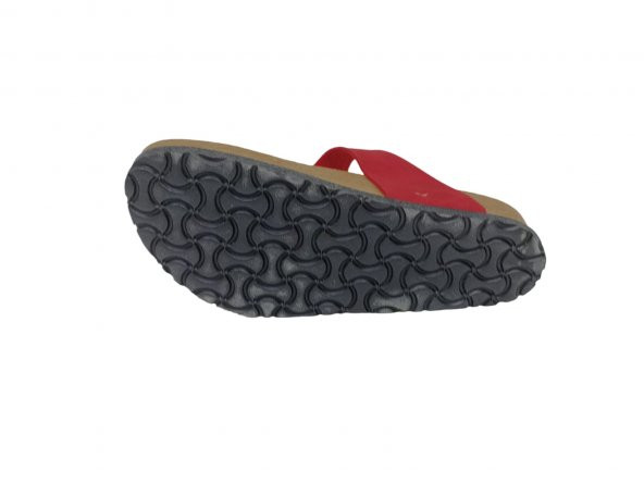 Zerhan 1251 Unisex Kırmızı Parmak Arası Günlük Kullanım Terlik - 4