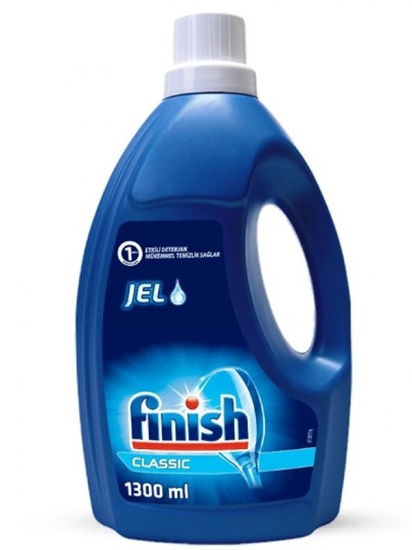 Finish Jel Deterjan Klasik 1300 ml  x 4 Adet - 1