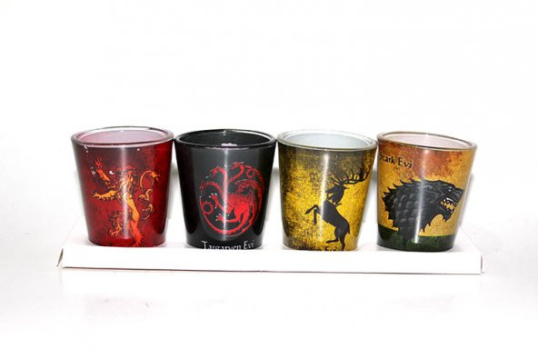 GAME OF THRONES 4LÜ SHOT BARDAK SETİ 4ALY1059