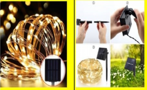 SOLAR Peri Led 20m 200 Led Gün Işığı