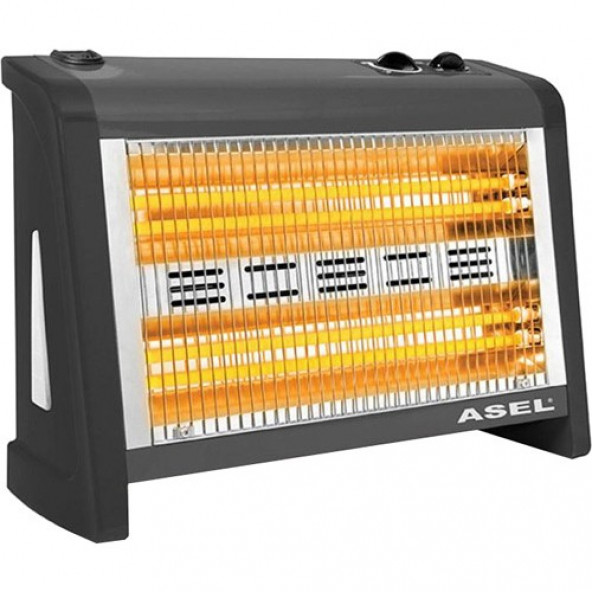 Asel H-1423 Nova 1800 W Buharlı Fanlı Quartz Isıtıcı Asel