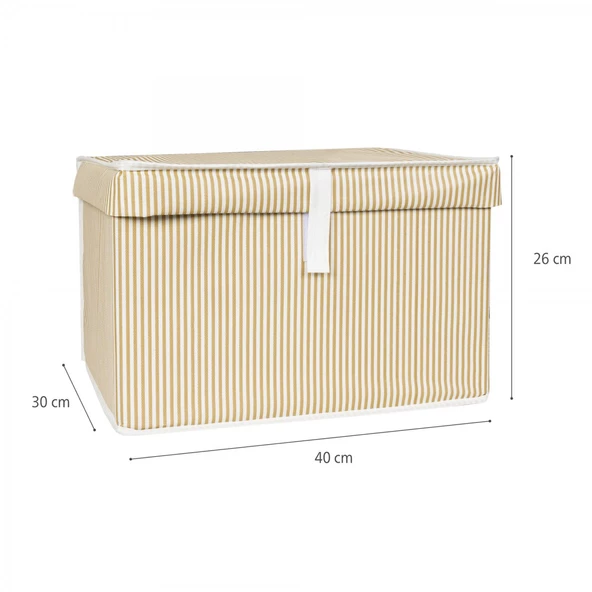 5 Adet Çok Amaçlı Düzenleyici Kutu Mini Boy Kahverengi - Resim 2