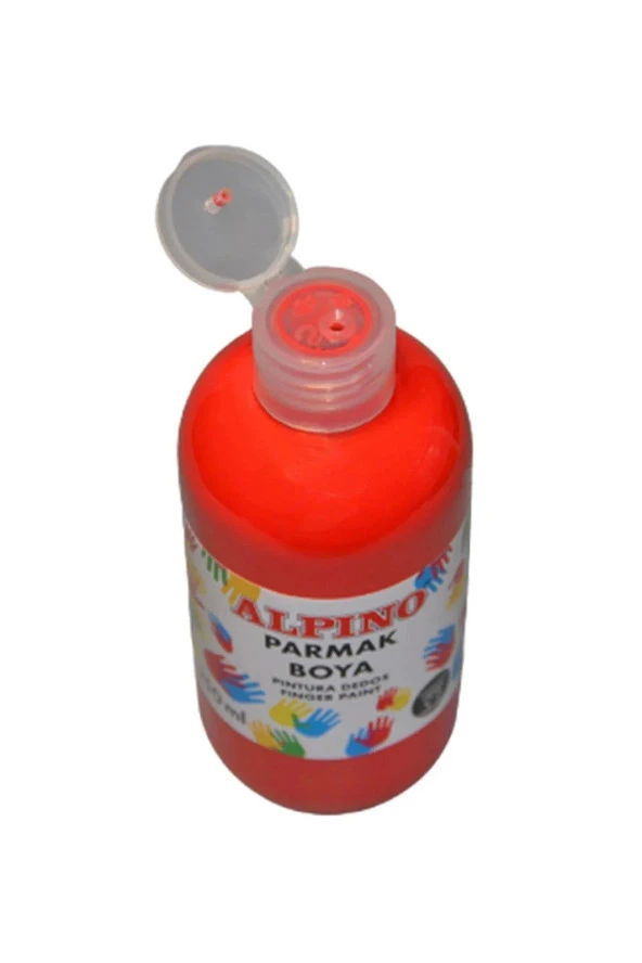 Alpino Parmak Boyası 250 ML Kırmızı Parmak Boyası - Resim 2