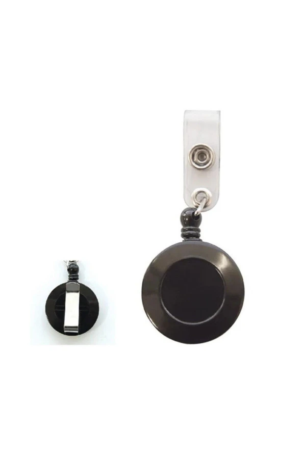 Mapi Yoyo Klipsli Master Yuvarlak Siyah Klipsli Yoyo (25 Li Paket)