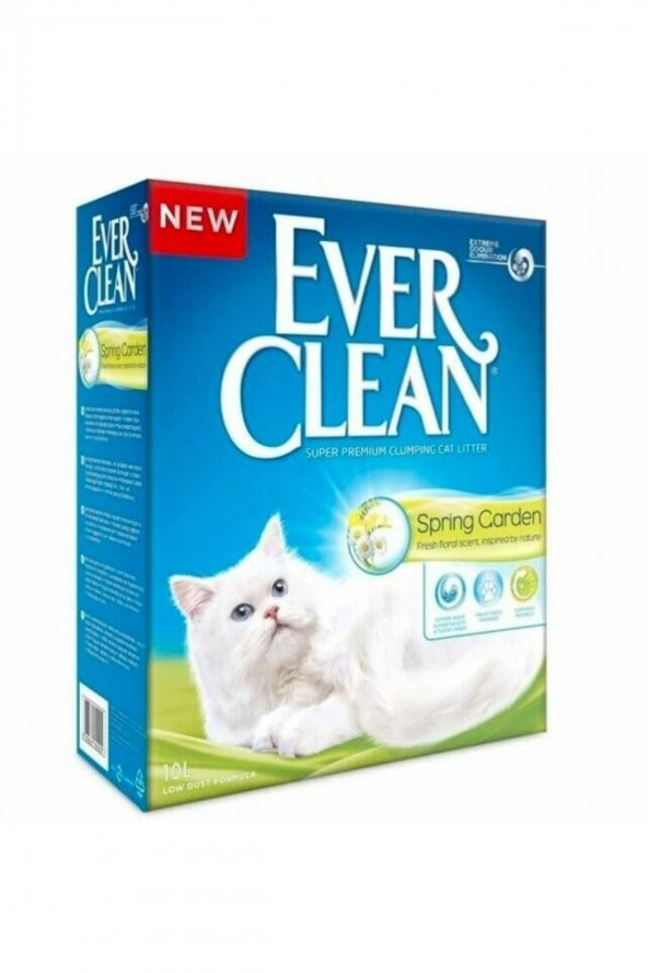 Ever Clean Spring Garden Çiçek Kokulu Kedi Kumu 10 L