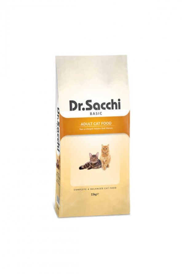 Dr Sachhi Basic Tavuklu Yetişkin Kedi Maması 15 kg