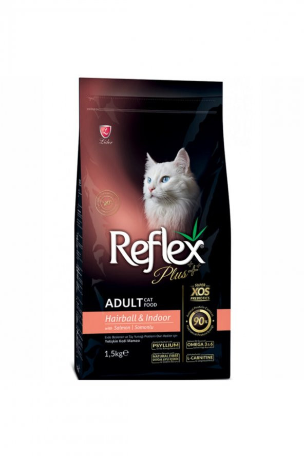 Reflex Plus Haırball Kediler Için Somonlu Yetişkin Kedi Maması 1.5 Kg