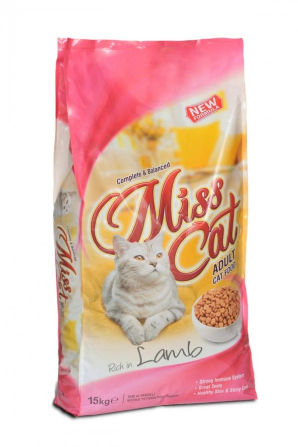 Miss Cat Kuzulu Yetişkin Kedi Maması 15 Kg