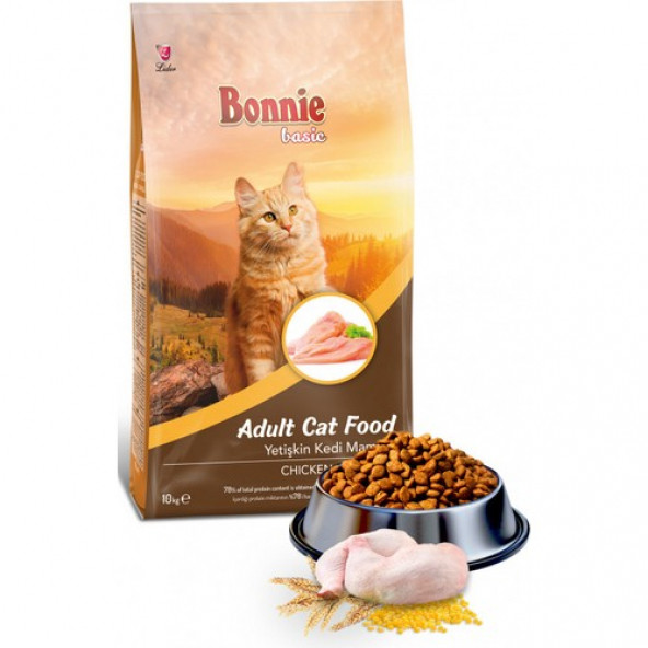 Bonnie Beef Dana Etli 10 kg Yetişkin Kedi Maması