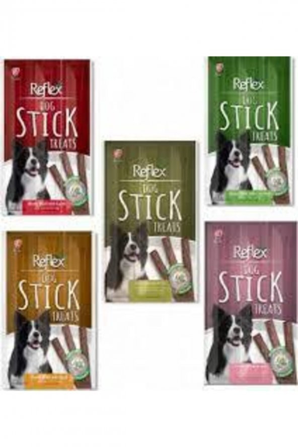 Reflex Sticks Köpek Ödülleri Treats 33 gr X 4 Adet Süper Karışık Paket