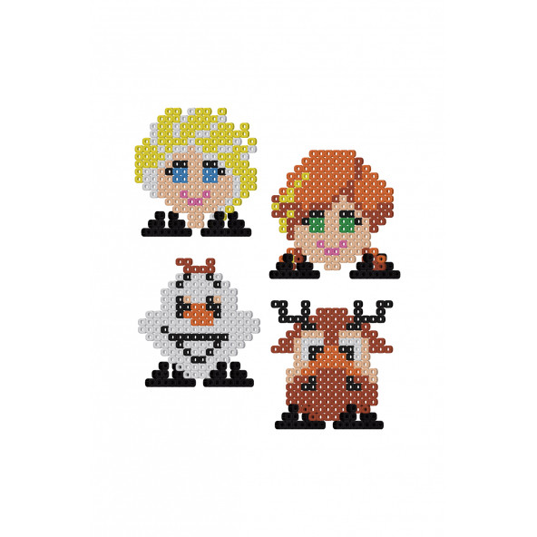 Ütü ile Yapışan Boncuk Aktivite ve Oyuncak Seti Disney Frozen 4in1-Pixel Pixel BB16-01 - 4