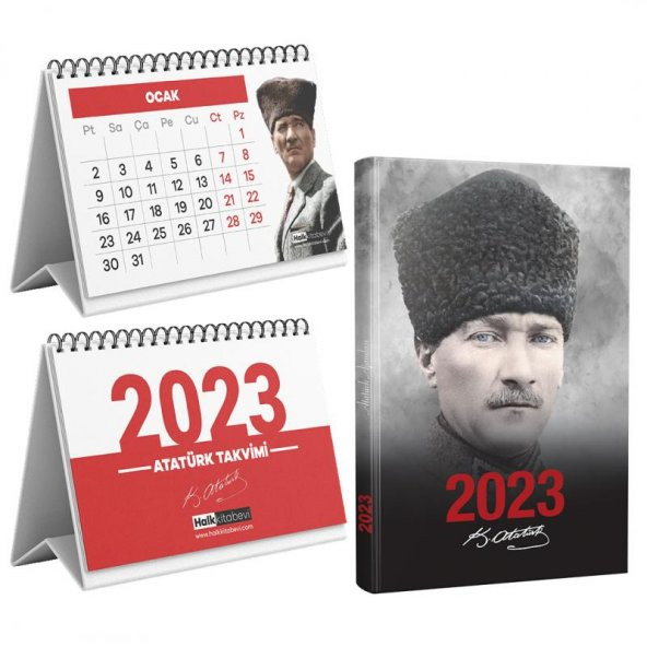 Halk Kitabevi 2023 Masa Takvimi ve Komutan 2023 Ajanda