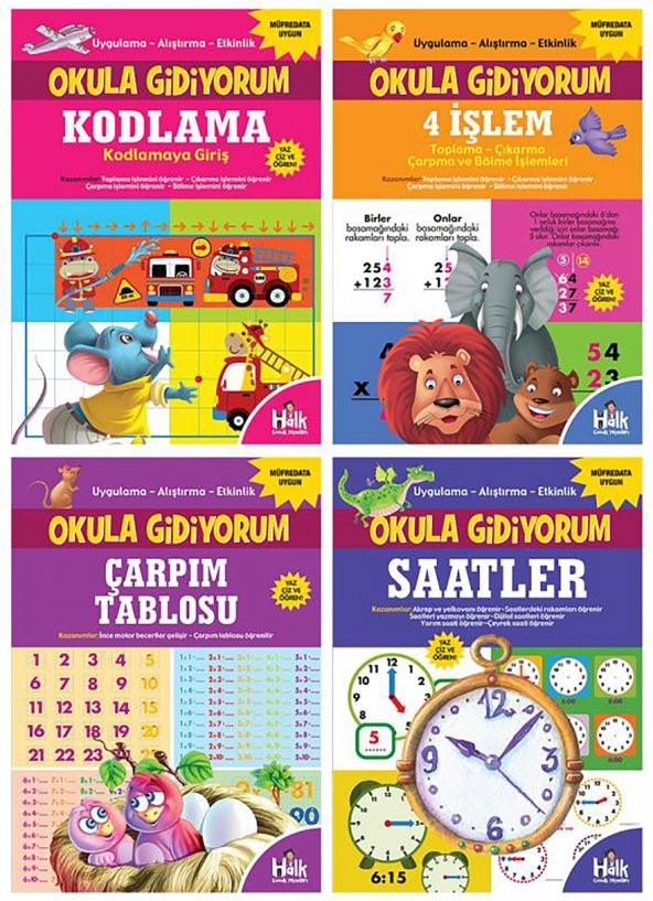 Halk Kitabevi Etkinlik Havuzu Seti - 4 Kitap