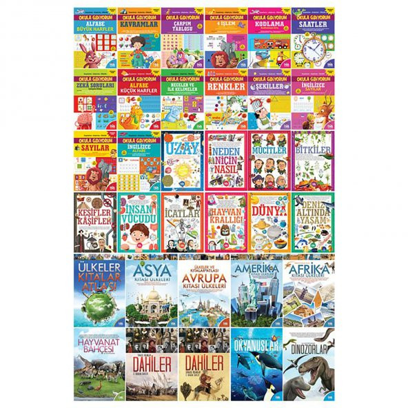 Halk Kitabevi Etkinlik Serüveni Seti - 34 Kitap