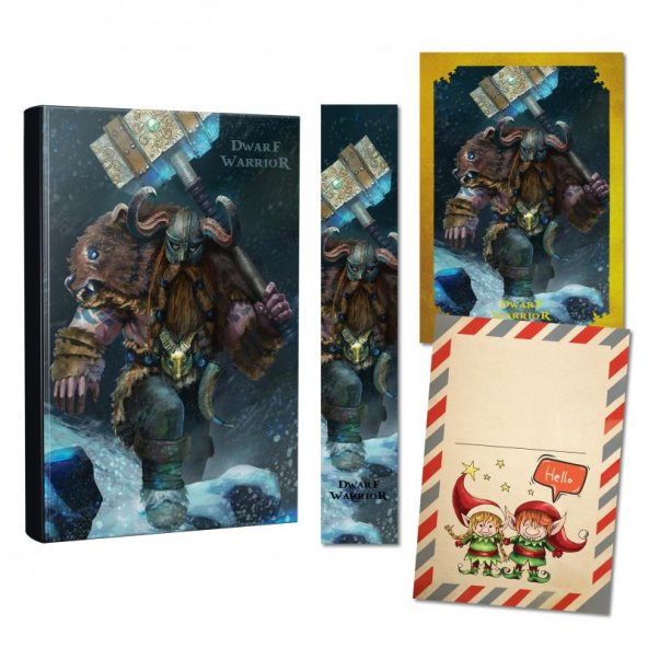 Halk Kitabevi Dwarf Warrior Defter Seti