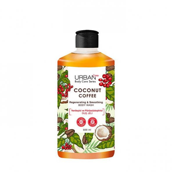 Urban Care Coconut Coffee Yenileyici ve Pürüzsüzleştirici Duş Jeli 500 ml