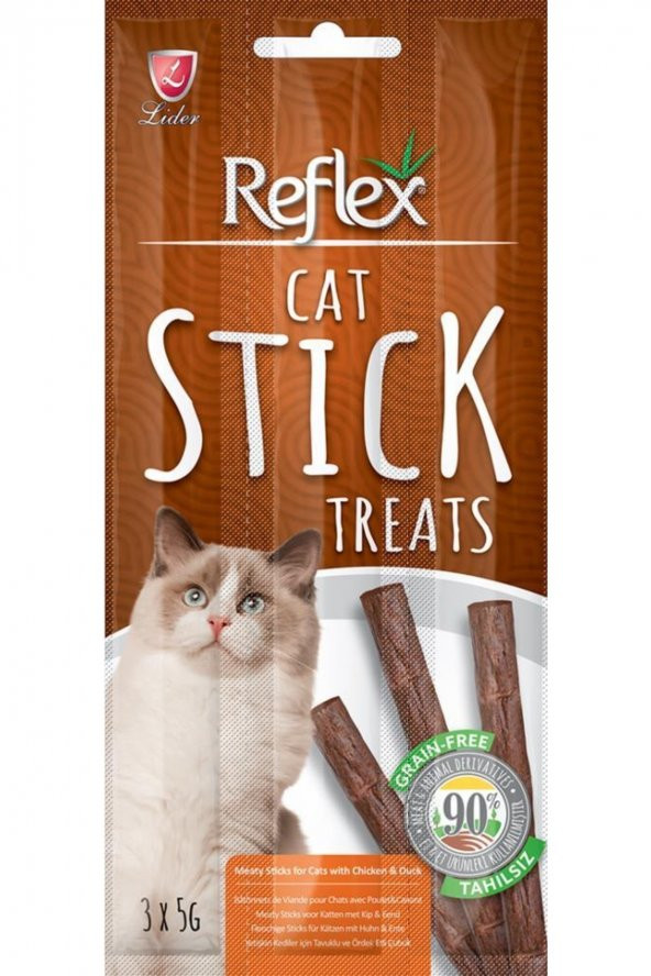 Reflex Kedi Ödül Sticks Tavuk & Ördek 3*5 Gr