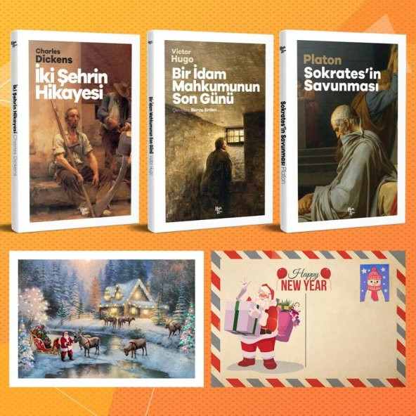 Dünya Klasikleri 3 Set - İki Şehrin Hikayesi - Sokratesin Savunması -Bir İdam Mahkumunun Son Günü