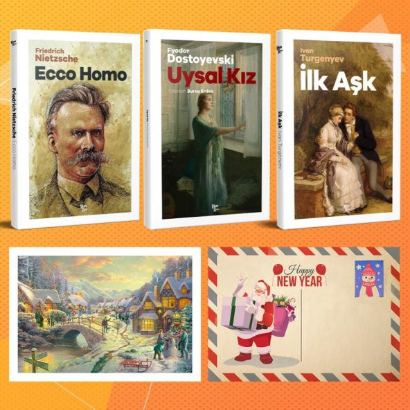 Halk Kitabevi Dünya Klasikleri Üçlü Set - Ecco Homo - Uysal Kız - İlk Aşk ve Kartpostal