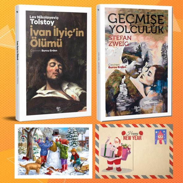Halk Kitabevi Dünya Klasikleri İkili Set - Ivan Ilyicin Ölümü - Geçmişe Yolculuk ve Kartpostal