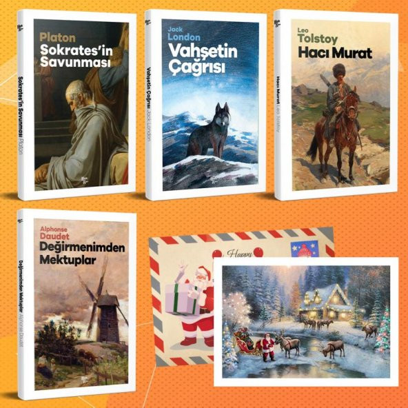 Halk Kitabevi Dünya Klasikleri Dörtlü Set - 2 ve Kartpostal