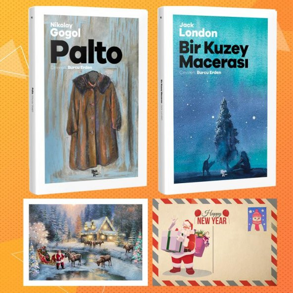 Halk Kitabevi Dünya Klasikleri İkili Set - Palto - Bir Kuzey Macerası ve Kartpostal 