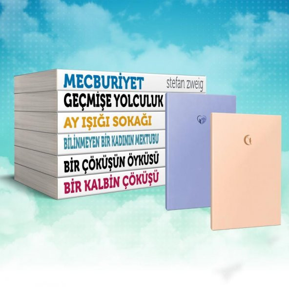 Halk Kitabevi Stefan Zweig 6 Kitap ve İkili Çizgisiz Defter