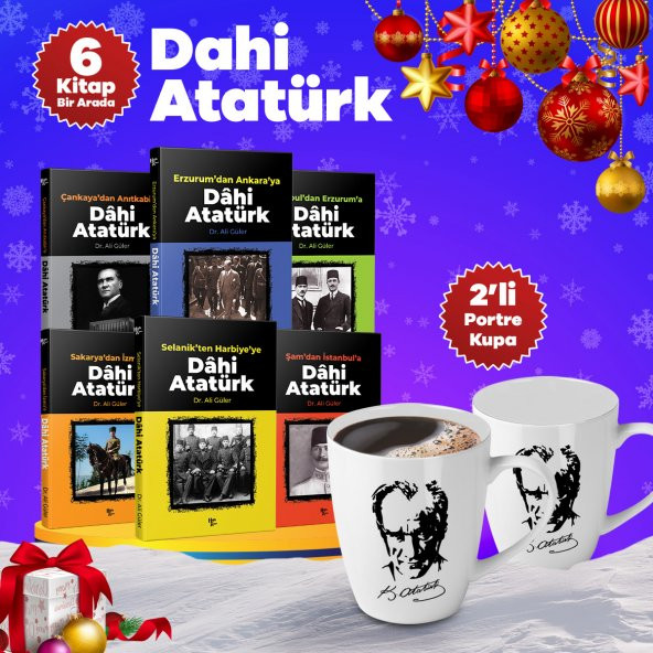Halk Kitabevi Yılbaşı Dahi Atatürk İkili Portre Kupa