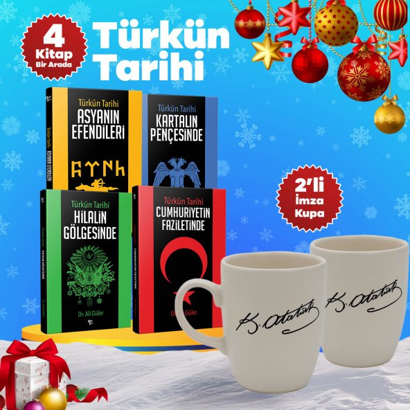 Halk Kitabevi Yılbaşı Türkün Tarihi İkili İmza Kupa