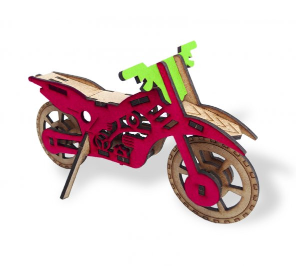 Halk Kitabevi Motosiklet, 3D Ahşap Maket