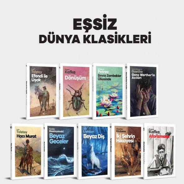 Halk Kitabevi Dünya Klasikleri Seti - 9 Kitap