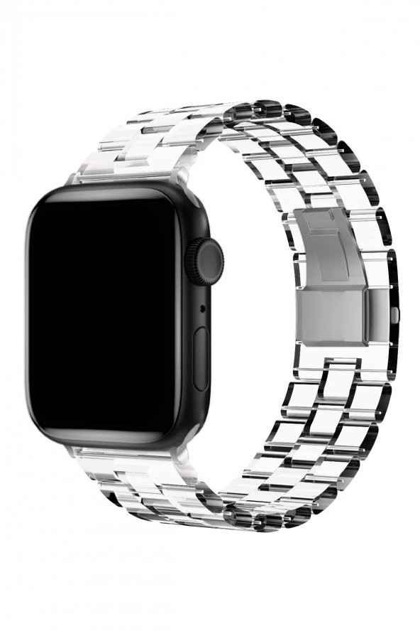 Apple Watch 2/3/4/5/6/7/8/Se/Ultra Baklalı Silikon Kasa Koruyuculu Kordon 42 MM Uyumlu