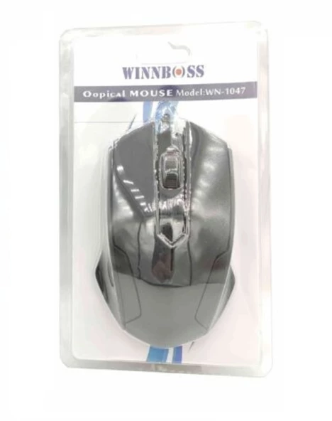 3 TUŞLU USB OPTİCAL KABLOLU MOUSE - 1