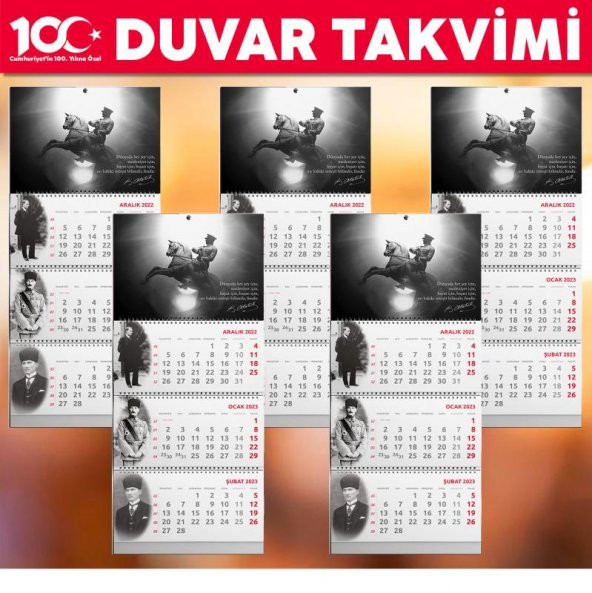 Halk Kitabevi Beşli Gemici Duvar Takvimi - Samsun