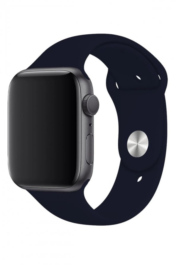 Apple Watch Seri 2/3/4/5/6/7/8/Se/Ultra Silikon Kordon Spor Bileklik 42-44-45-49 Mm Uyumlu