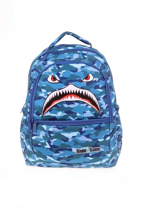 Kaukko Kids&Love Sırt Çantası Square Shark L5123 - 2