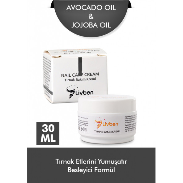 Livben Tırnak Bakım Kremi 30 ML