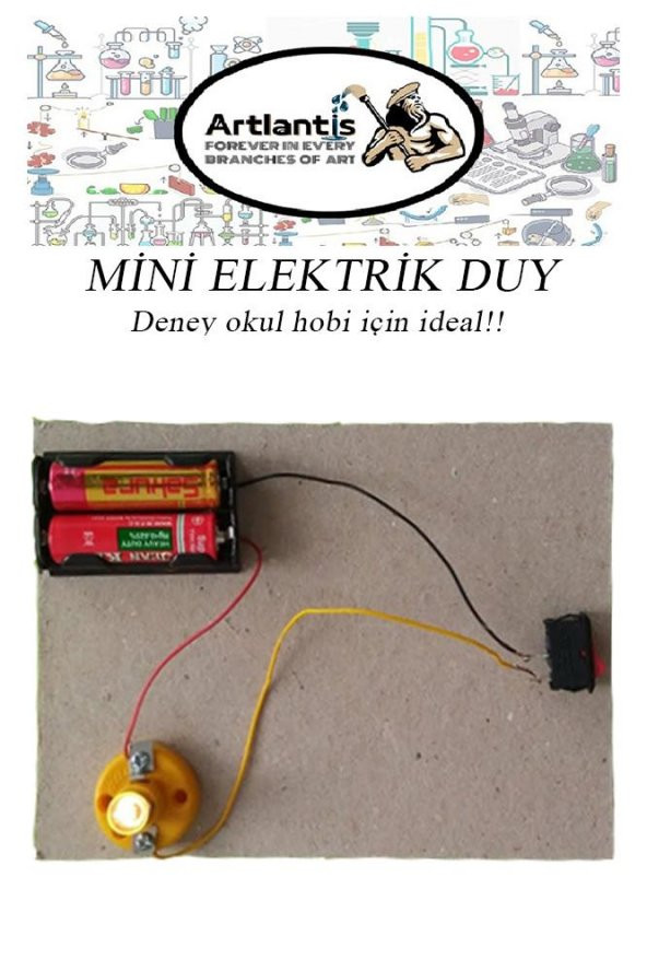 Mini Duy 10 Adet Deney Duyu Proje İçin Küçük Ampul Yuvası Minyonet Duy Okul Sınıf Elektrik Devre Deney Duyusu - 5
