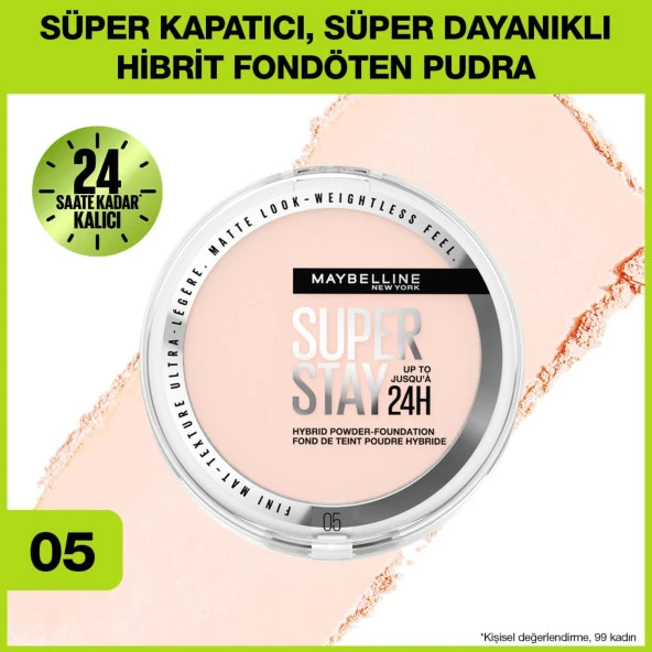 Maybellıne Super Stay 24H Powder Pudra 05