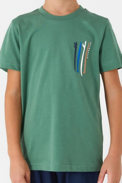 Roly Poly 3019 Afterwave Erkek Çocuk Kısa Kol Pijama Takım - Resim 5